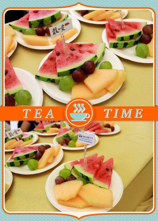 每一场活动,冷餐水果点心都是不可或缺的角色,可惜到场的萌娃的消耗