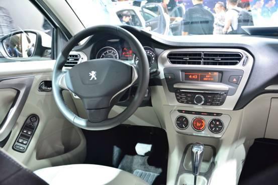 东风标致301新浅内饰车型杭州清爽上市