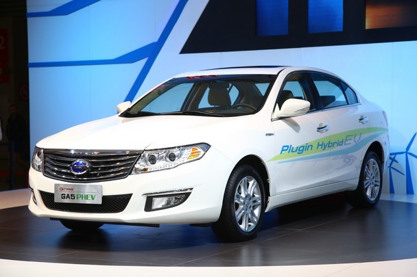 中国最好新能源车传祺ga5 phev上海受棒