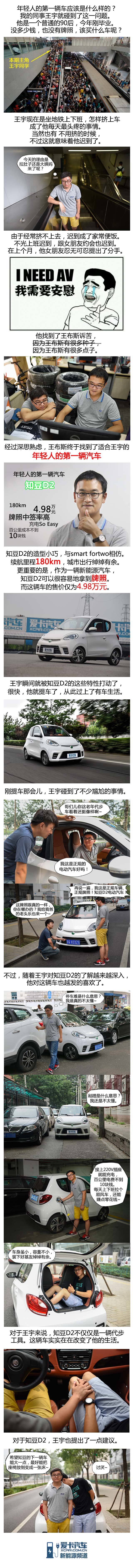 知豆D2：年轻人的第一辆车
