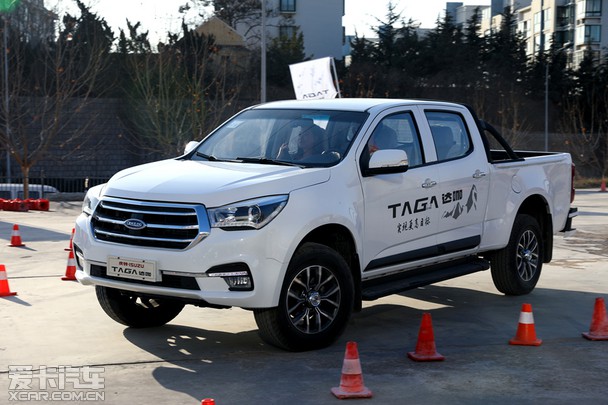 庆铃首款自主产品青岛体验taga达咖皮卡