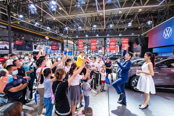 一汽-大众7座纯电suv id.6 crozz佛山五一潭州车展首秀