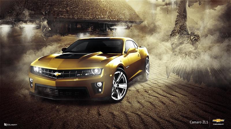 汽车图片雪佛兰科迈罗大黄蜂