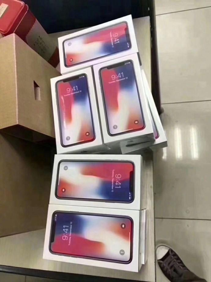 电子机械师iphonex真机包装现身开始打包发货准备收快递吧