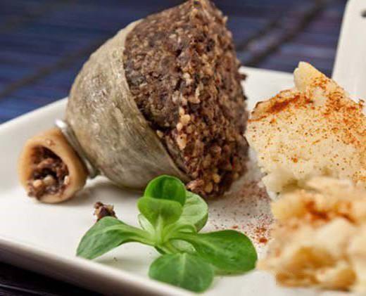 全球最奇特的食物最道地的苏格兰菜哈吉斯haggis传统的苏格兰菜哈吉斯