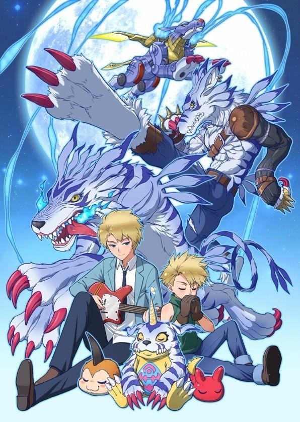 一组超酷炫的#数码宝贝# 插画,来自画师eclosion,满满的童年回忆![心]