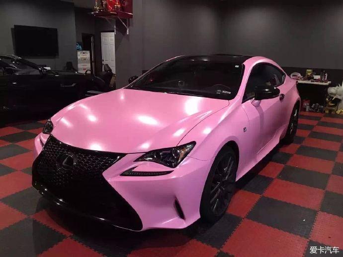 大家来侃车粉色雷克萨斯rc350
