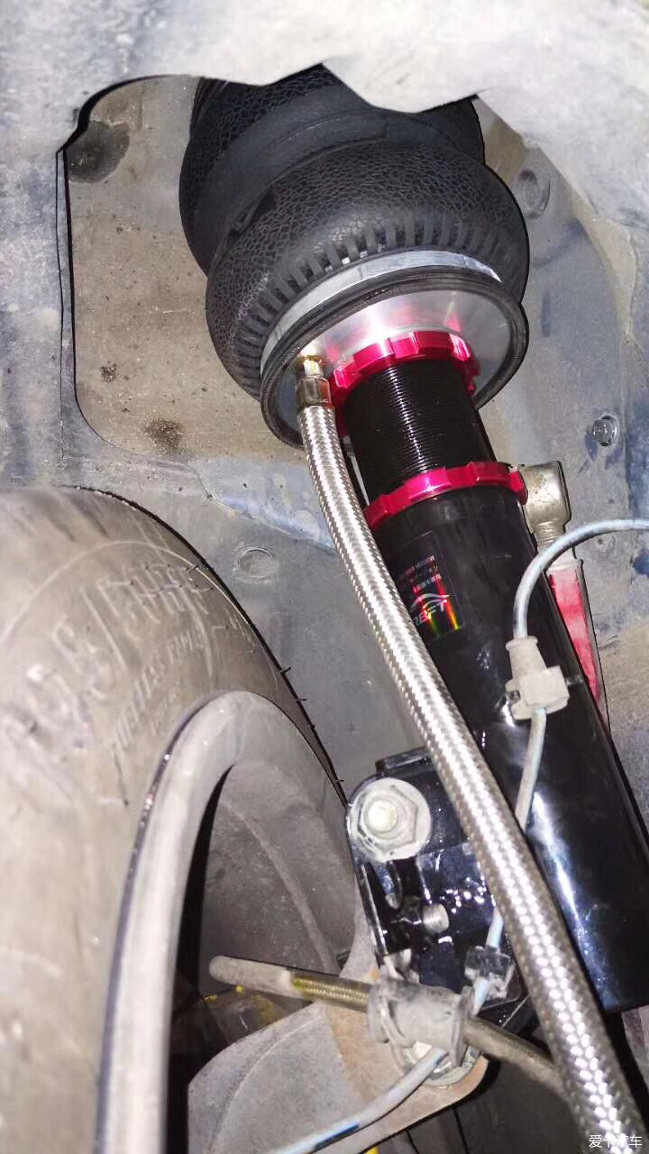 感谢兄弟分享飞度安装airbft气动避震案例色