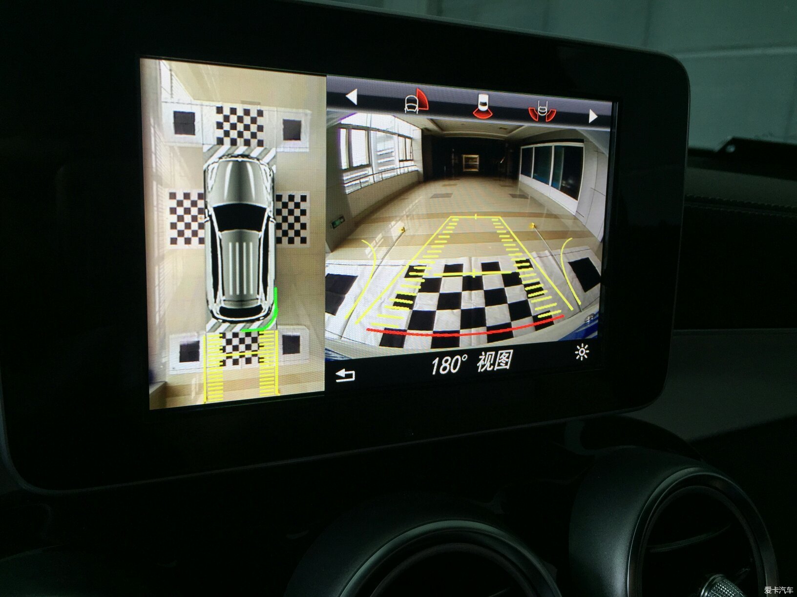 宁波奔驰glc200丐版升级加装360全景倒车影像