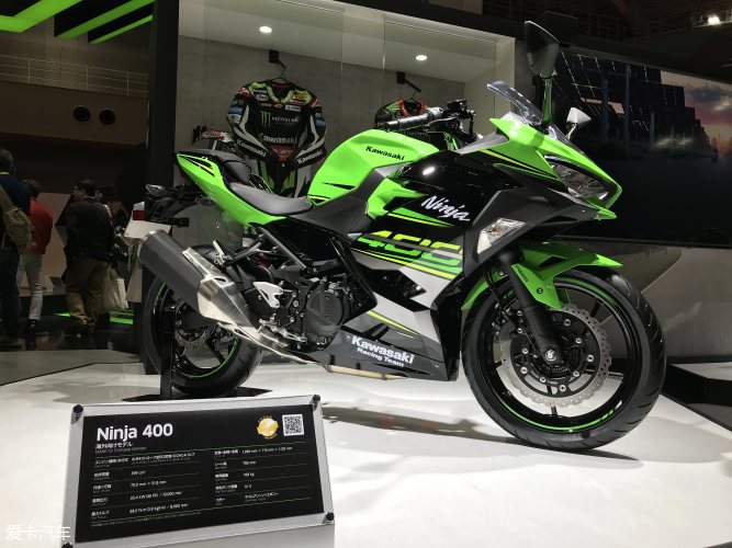 川崎2018款ninja 400,2017東京車展實拍