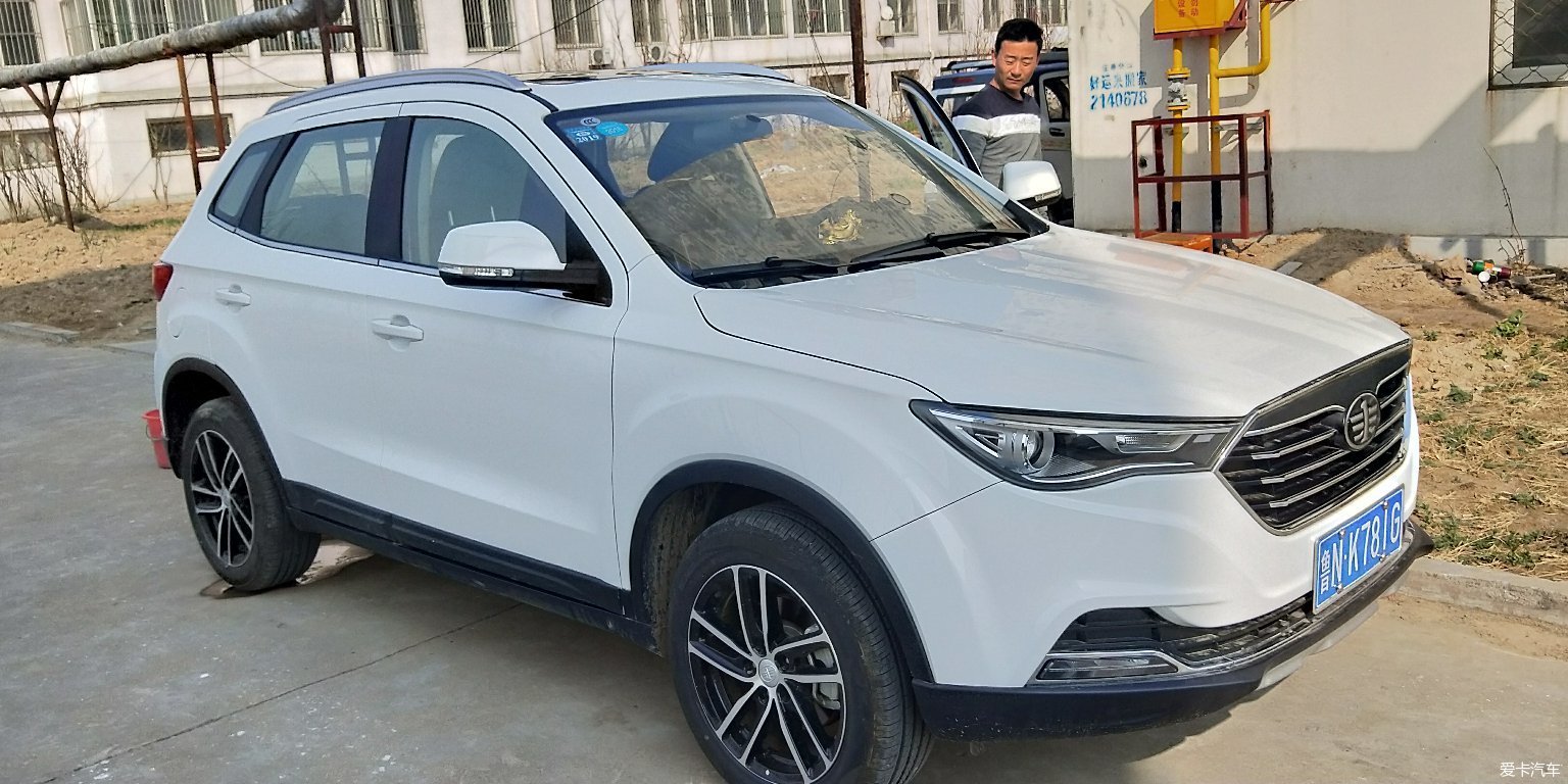 白色奔腾x40镀膜后效果