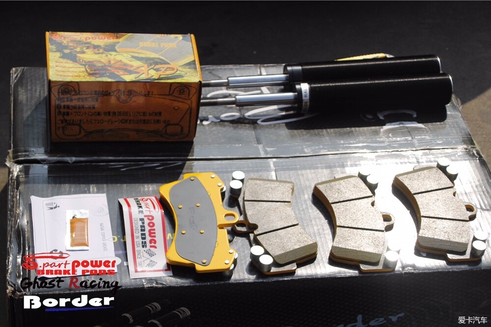 奥迪a5升级border避震器sp高性能刹车皮