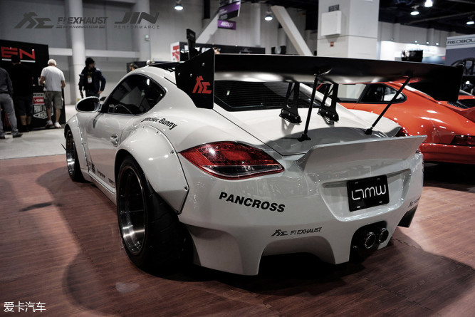 > 火箭兔上身!保时捷cayman 987宽体改装