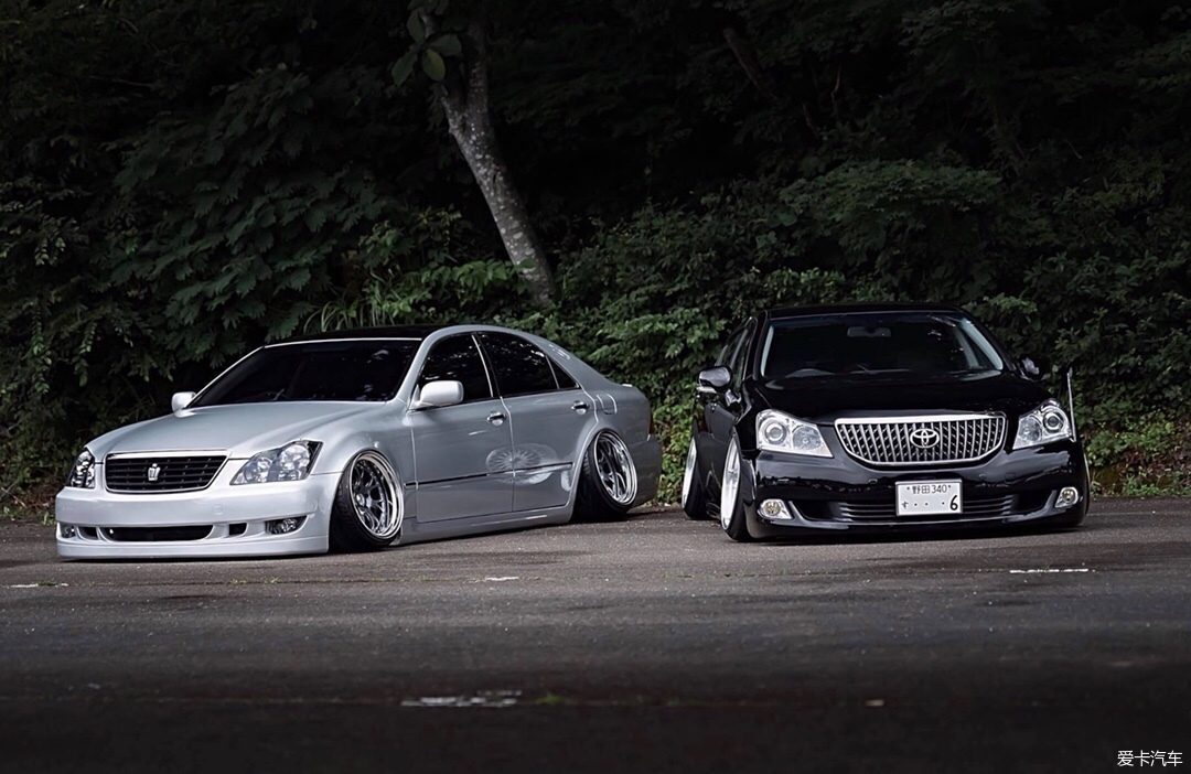 丰田皇冠优雅低趴气场强悍