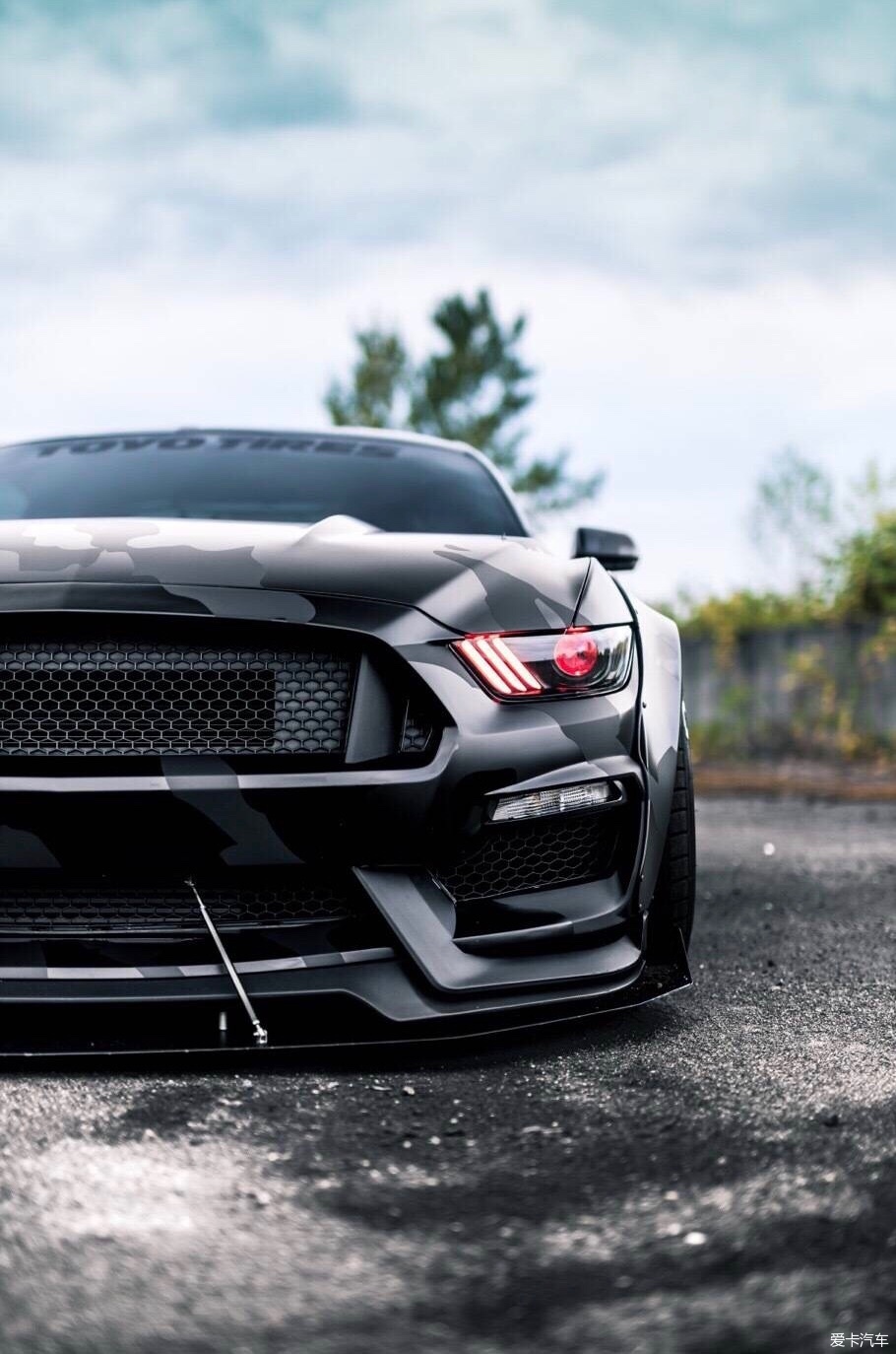 红眼地狱魔美式肌肉福特野马