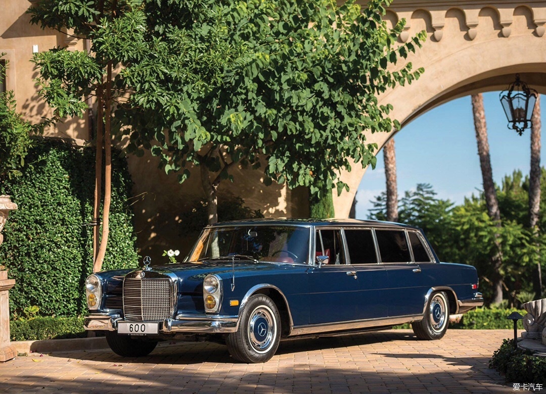 奔驰普尔曼600轿车50年前的大奔驰六百1963普尔曼尺寸奔驰普尔曼600