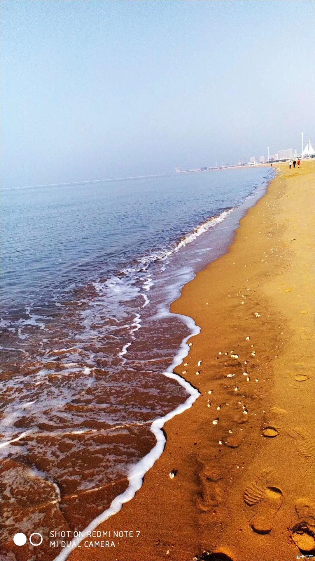 随手拍海阳万米沙滩浴场