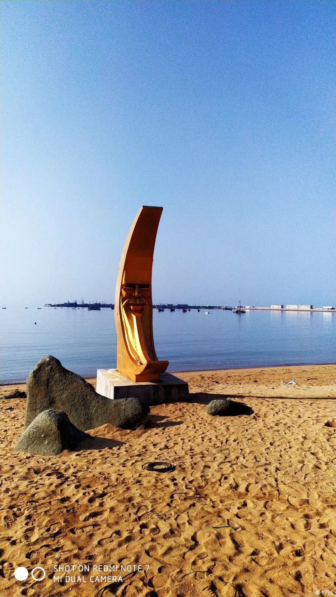 随手拍海阳万米沙滩浴场