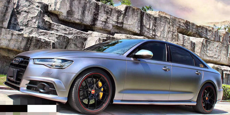 拿下女友的终极手段 奥迪a6l改色电光钛灰