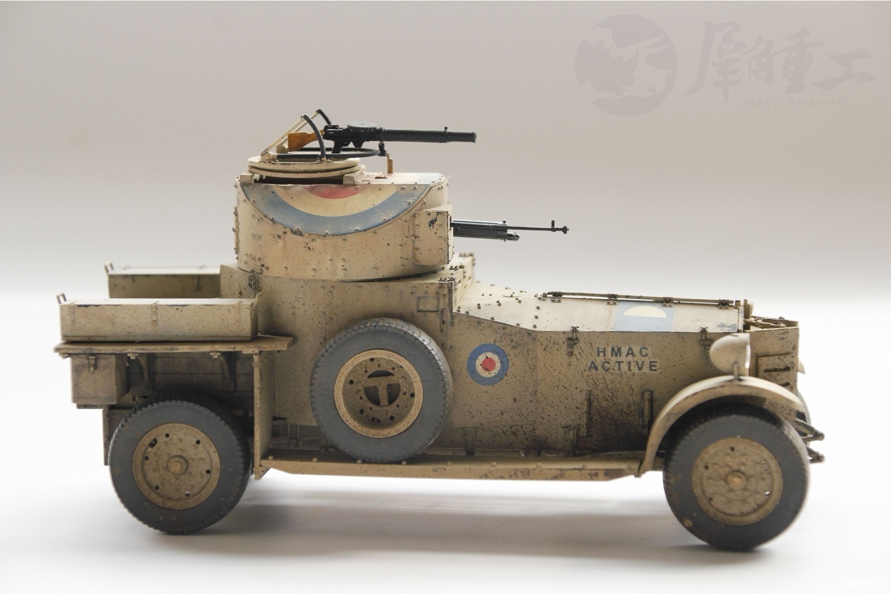 装甲车的皮囊下依稀可见劳斯莱斯的魅影